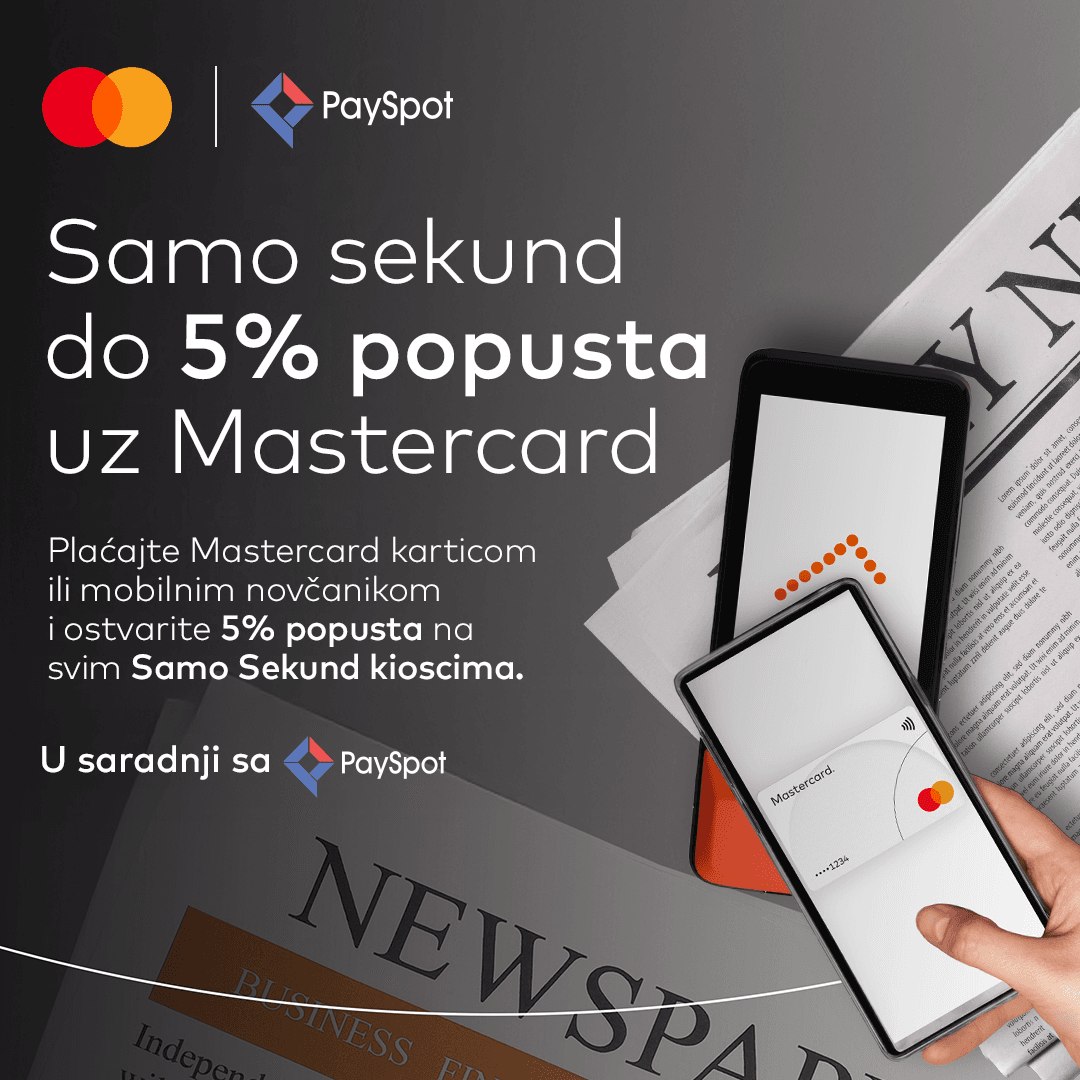 Popust sa MasterCard i PaySpot